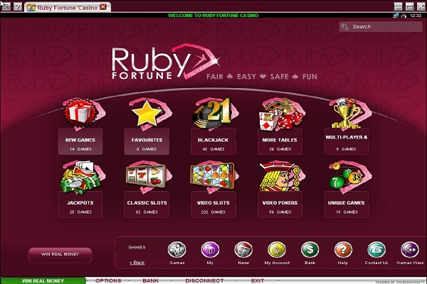 Ruby Fortune Software