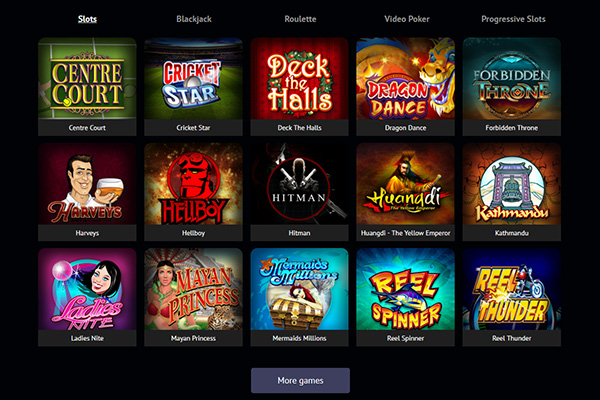 Spin Palace NZ games