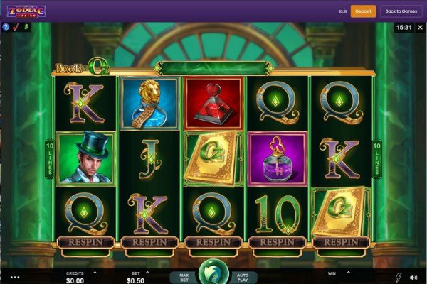 zodiac book of oz pokies