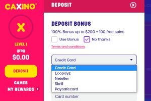 Caxino casino deposit new zealand