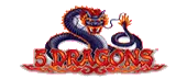 5 Dragons slot review Logo of 5 Dragons slot