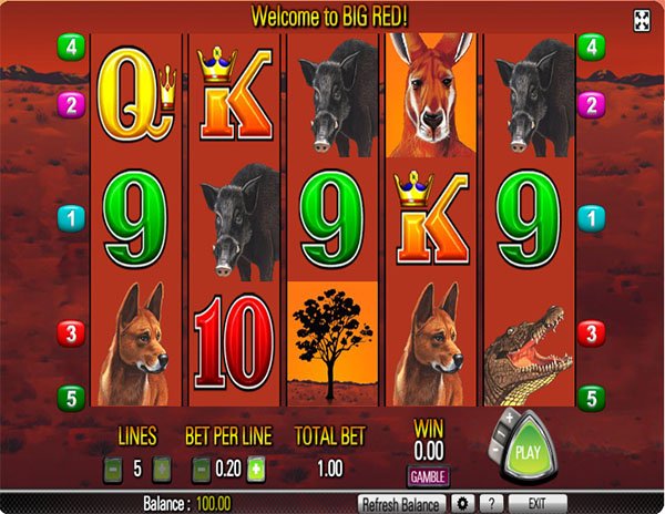 Big Red pokie free to play