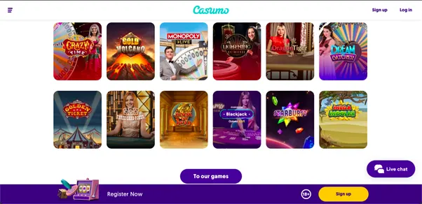 Casumo Casino Games